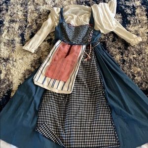 Beauty and the beast village belle cosplay dress